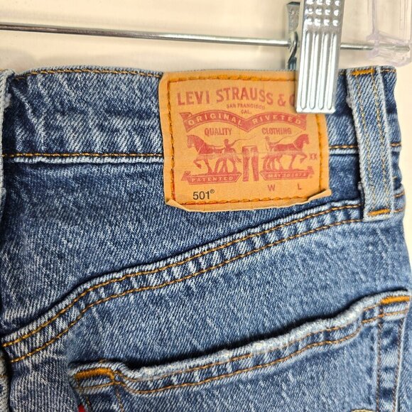 Vintage Levi’s 501 Red Tag Button Fly Denim Jeans Skinny Denim Jeans - Picture 7 of 8